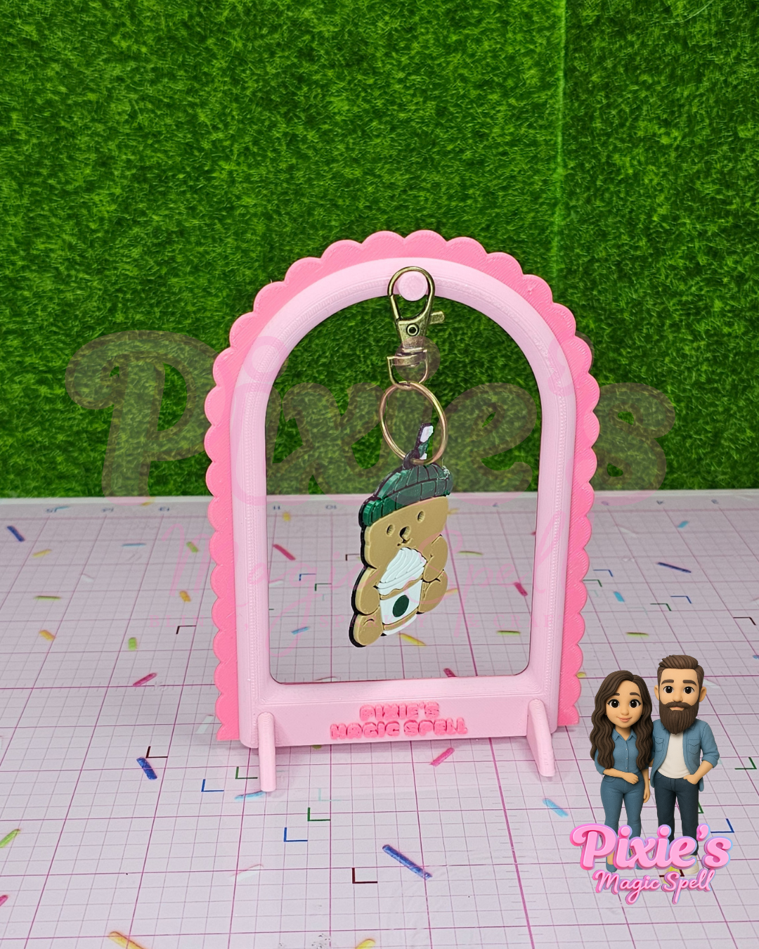 Boo Boo Bear Latte Keychainz