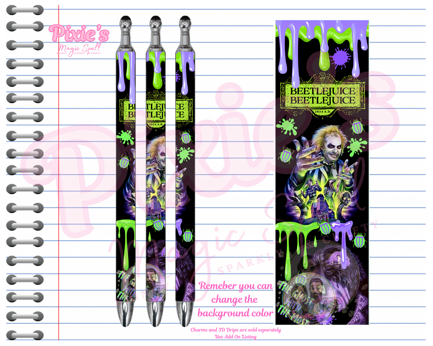 Beetlejuice Drip Pen