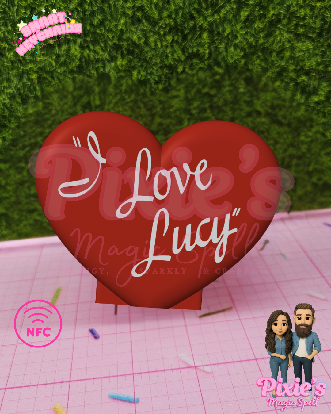 I Love Lucy Smart Keychainz