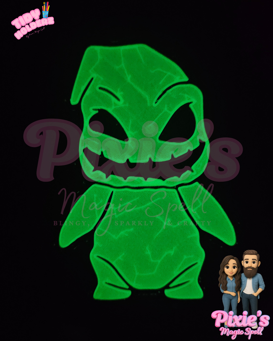 OogieB (glow) Tidy Holder