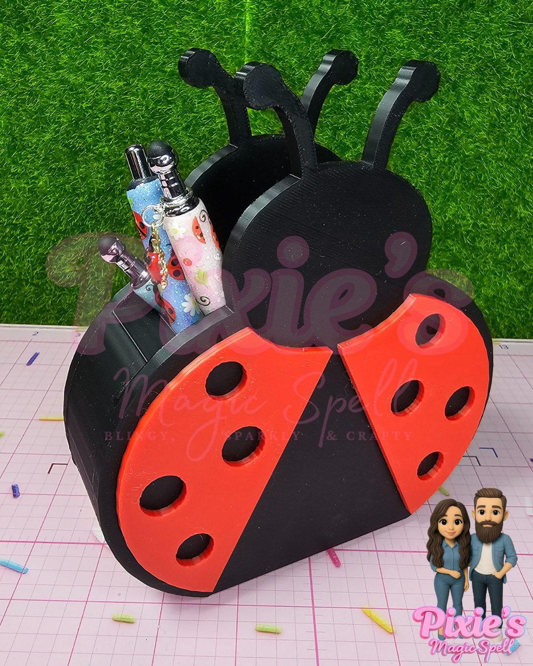 Ms LadyBug Tidy Holder