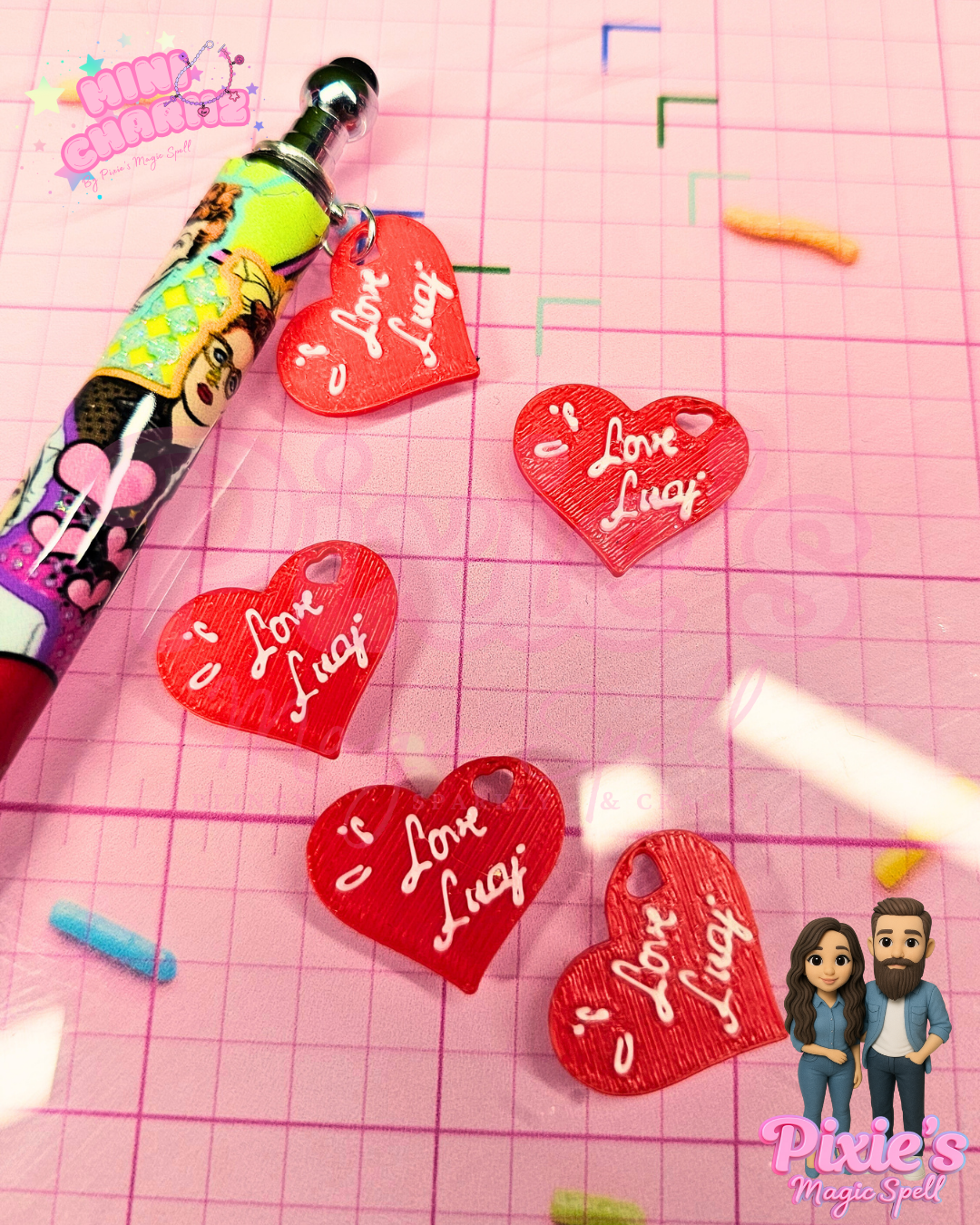 I π Lucy Charm Mini Charmz