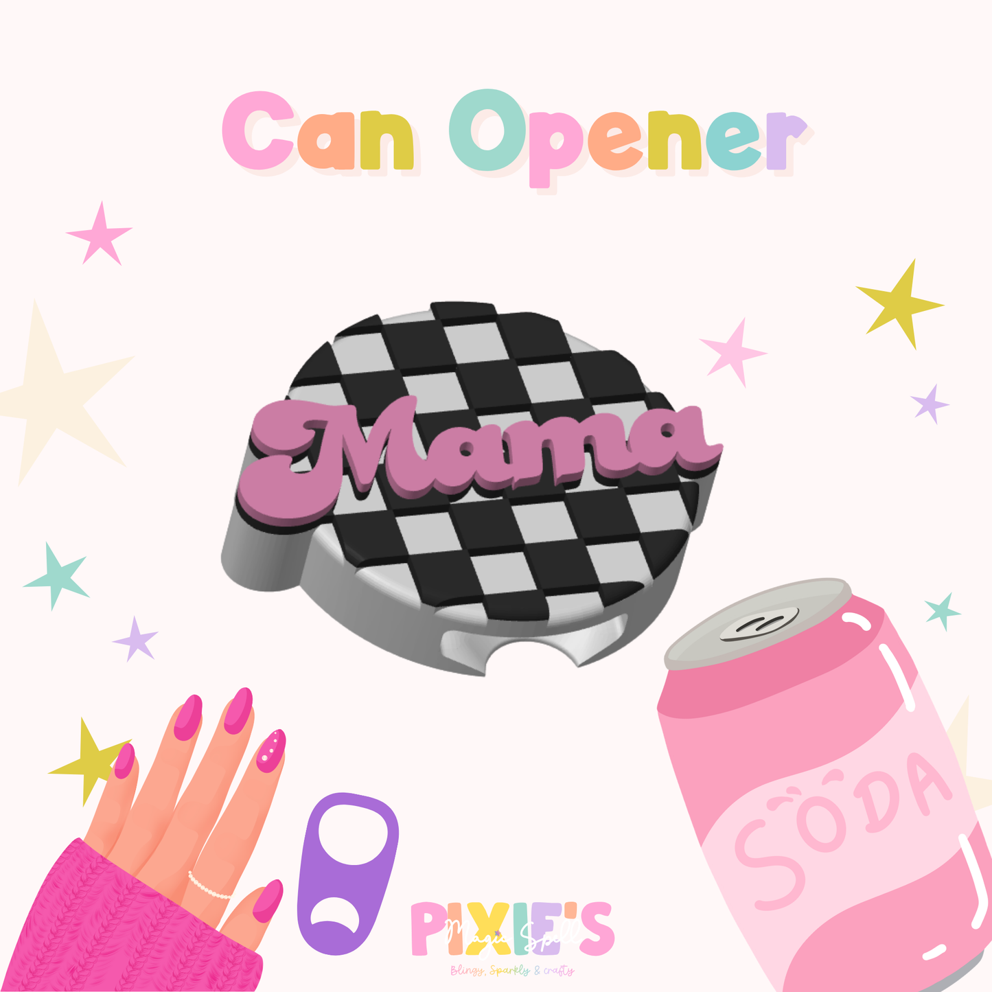 Mama Checkers Can Opener