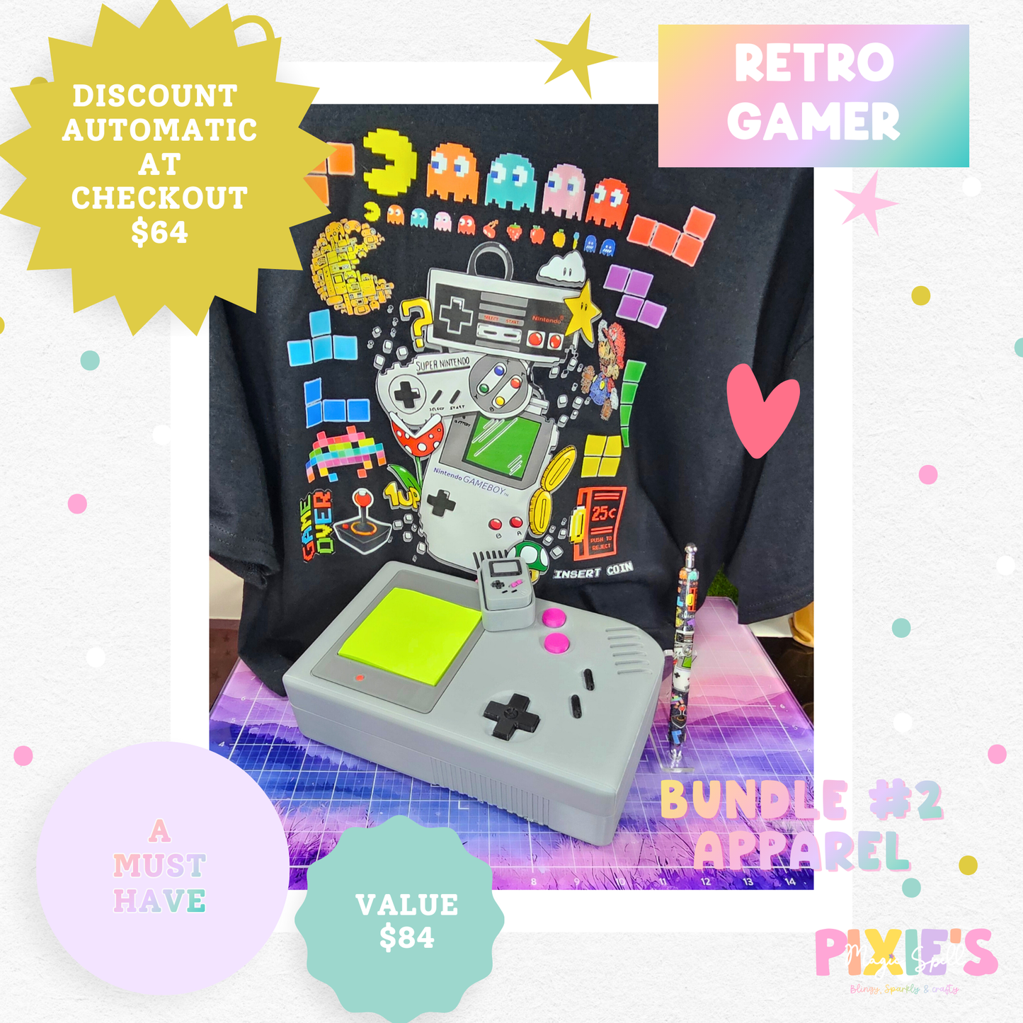 Retro Gamer Bundle #2 Apparel
