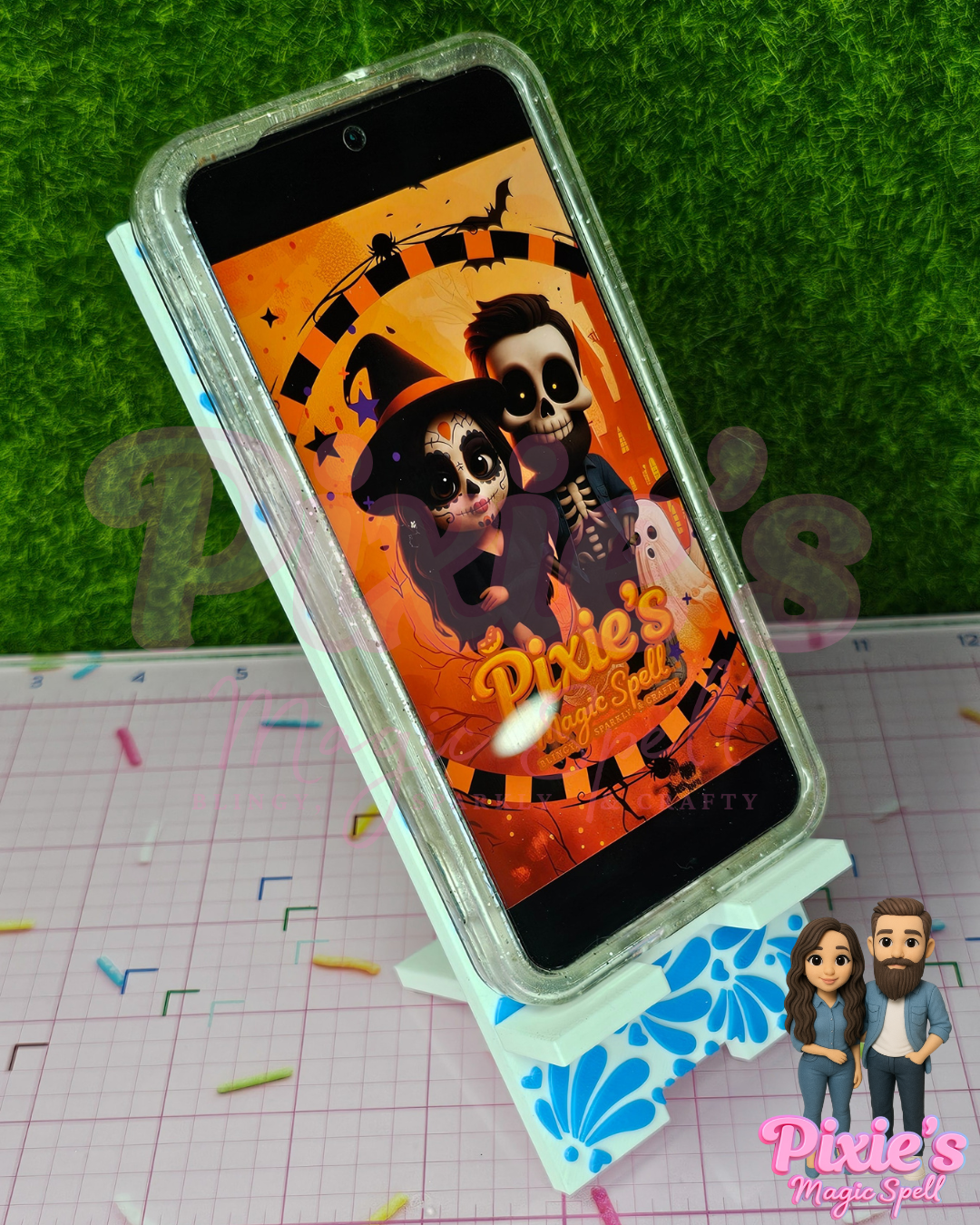 Talavera Heart Phone Stand