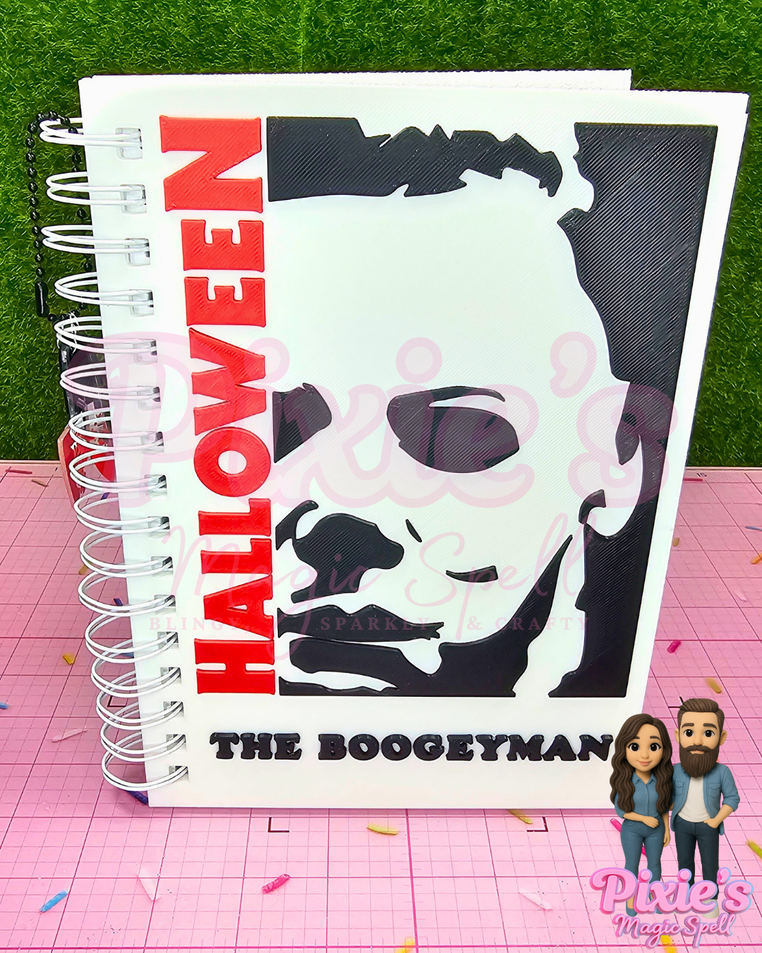 The BoogeyMan Notebook (3D printed)