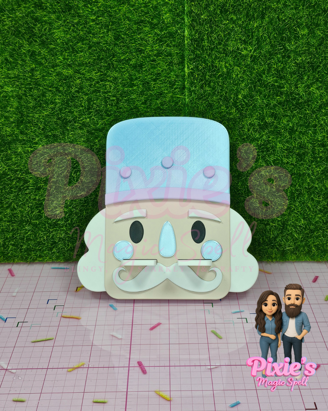 Pastel Nutcracker Phone Stand