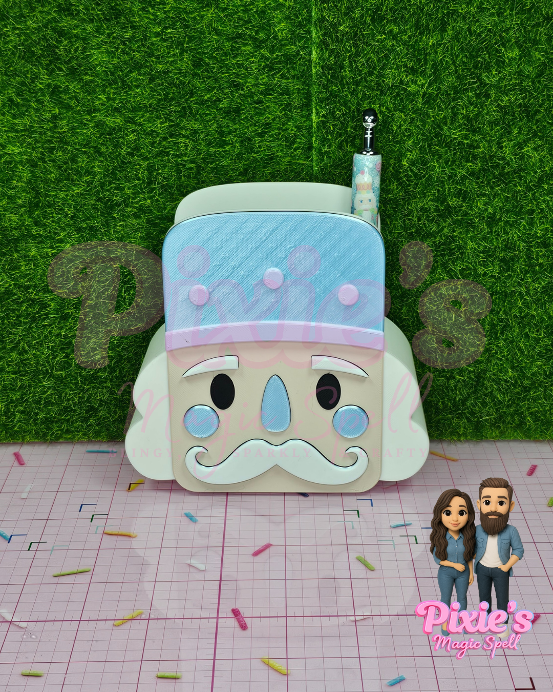 Pastel Nutcracker Tidy Holder