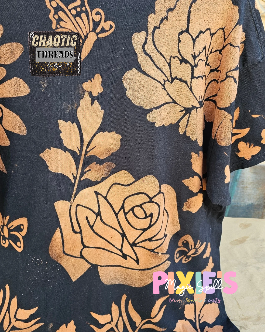 Love Never Dies | Chaotic Threads Hand Bleached Tee