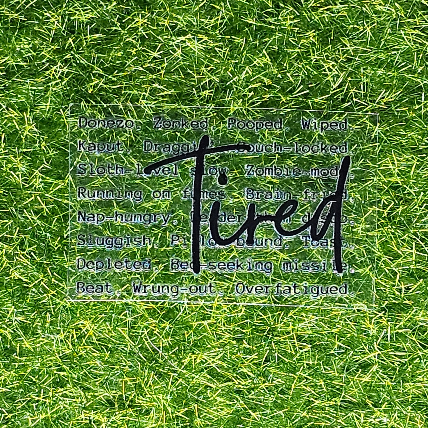 Tired UV Stickers