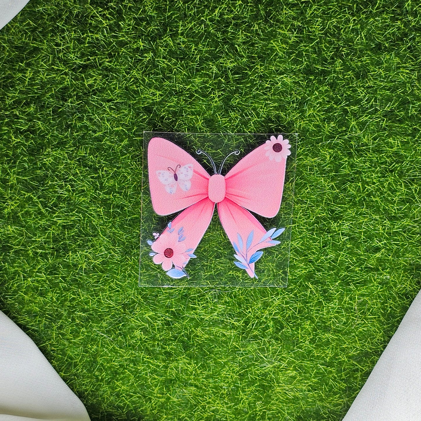 Spring Bow UV Stickers