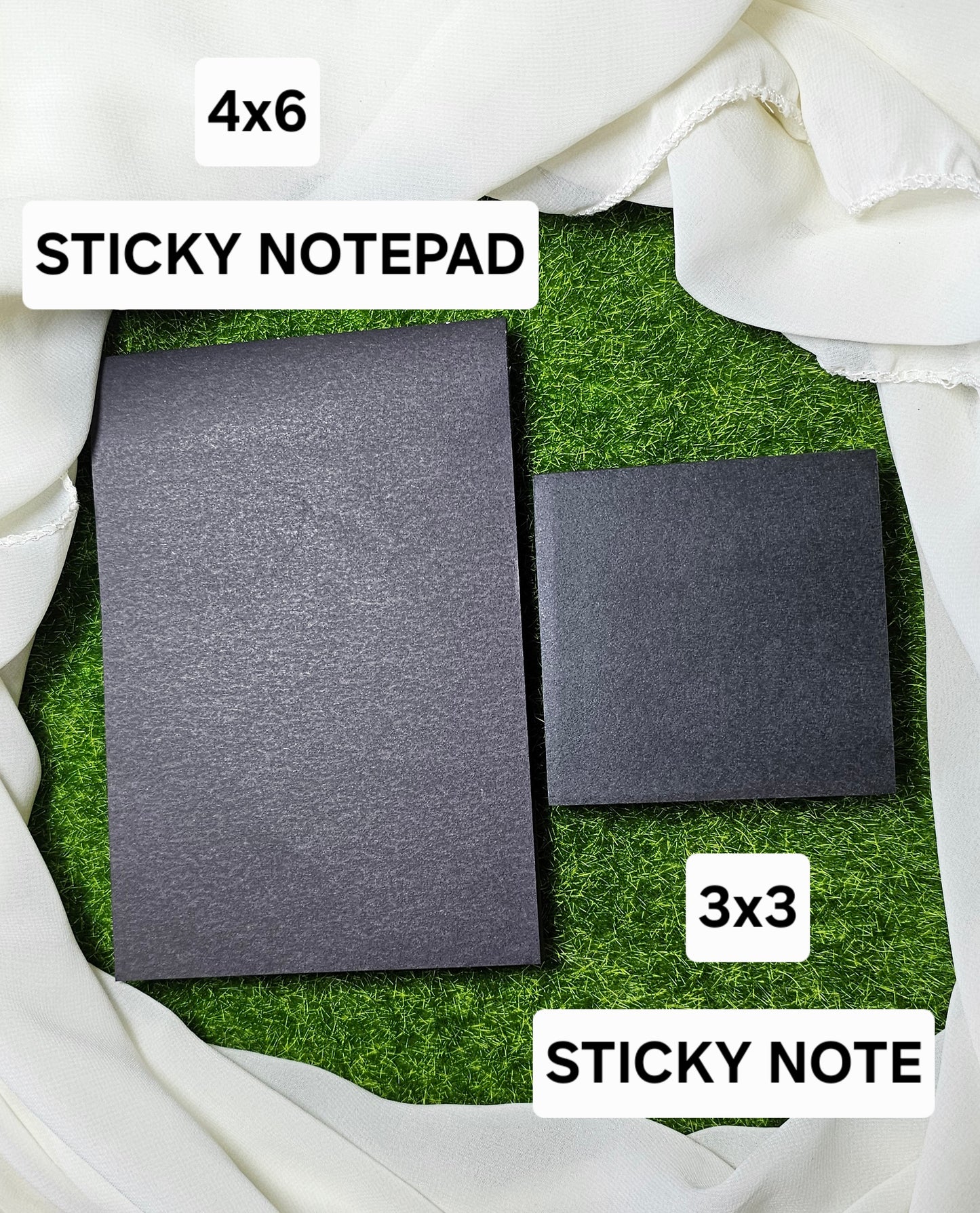 Black Sticky Note & Sticky NotePad