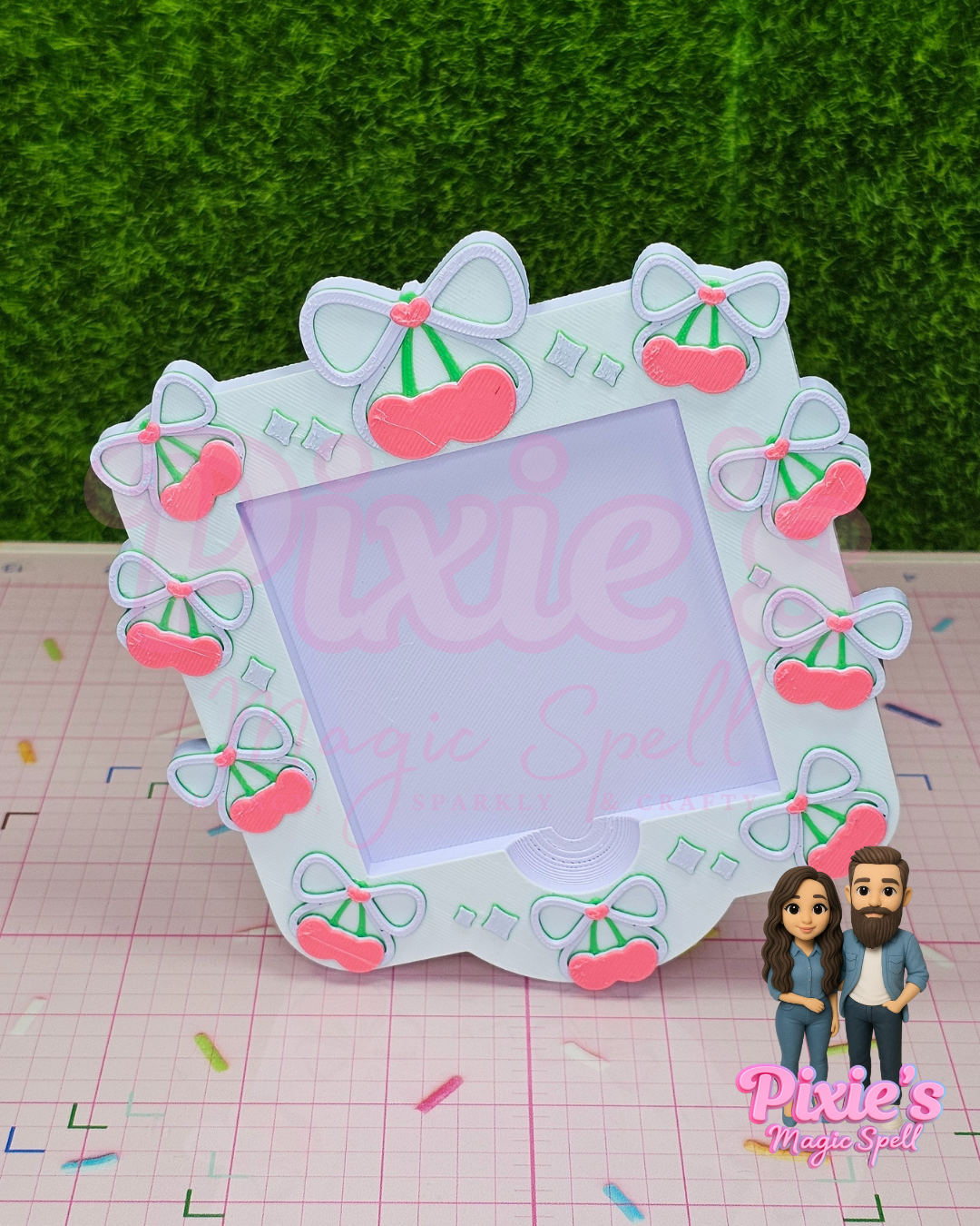 Lilac Cherry Coquette Sticky Holder