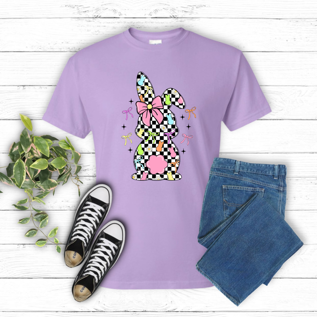 Retro Bunny (Tee) – Pixie's Magic Spell