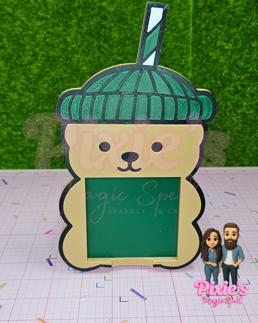 Boo Boo Bear Latte Sticky Holder