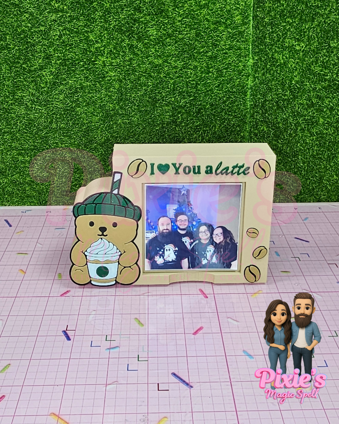 Boo Boo Bear Latte Photo Frame