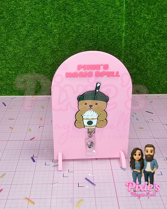 Boo Boo Bear Latte Badge Reelz