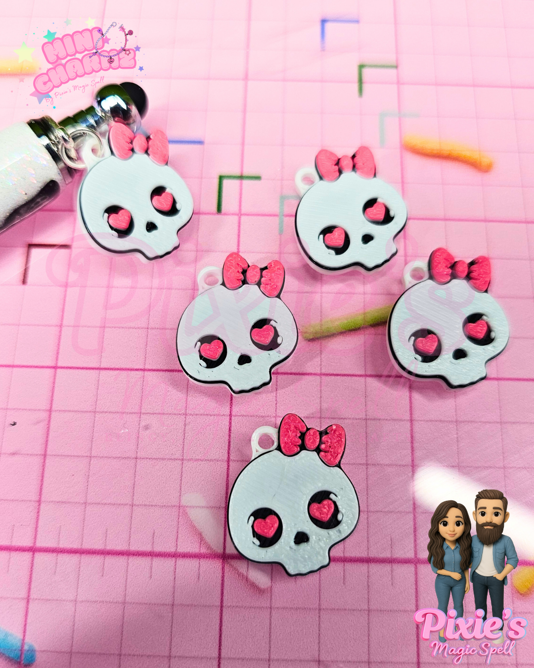 Candy Skull Mini Charmz