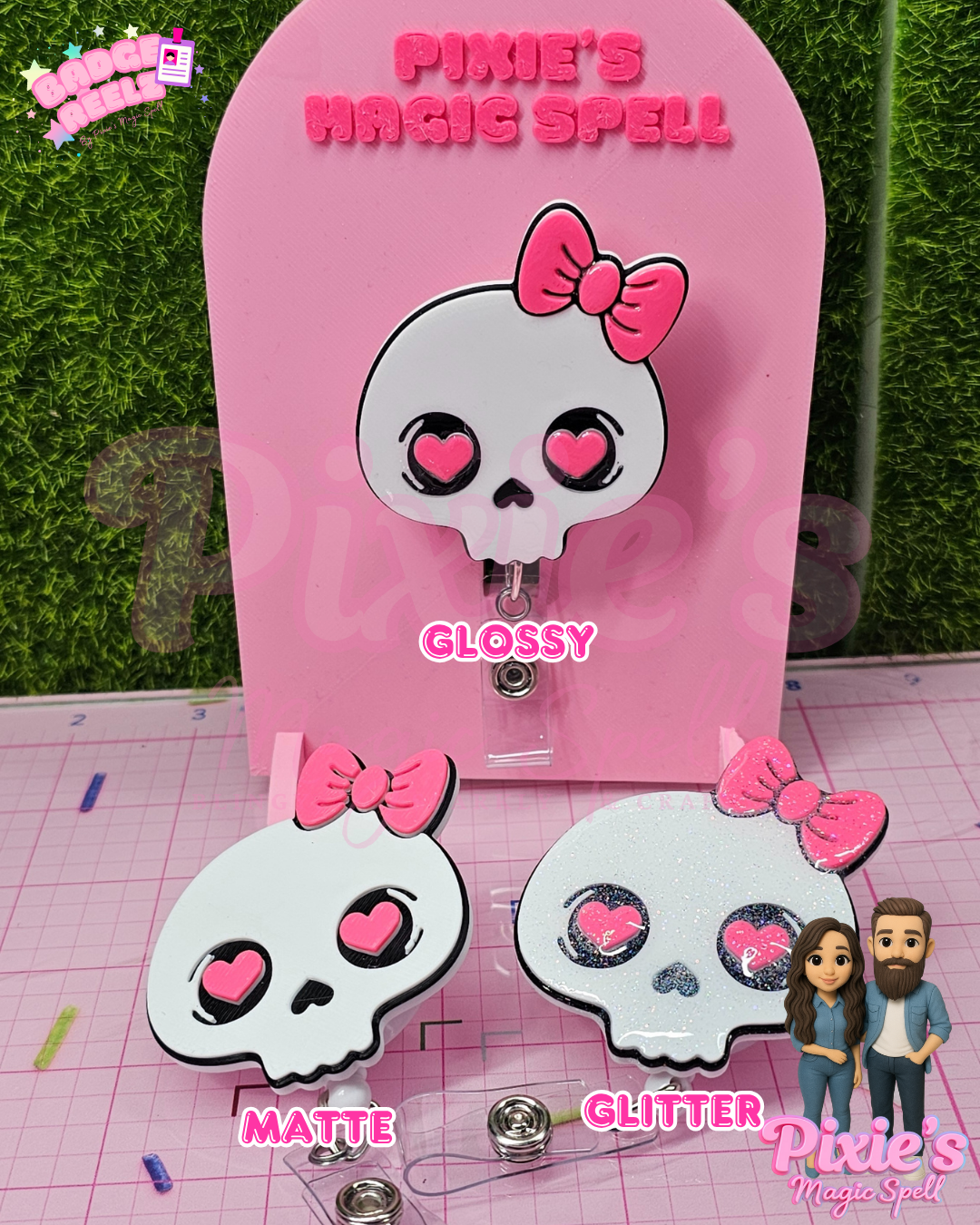 CandySkull Badge Reelz