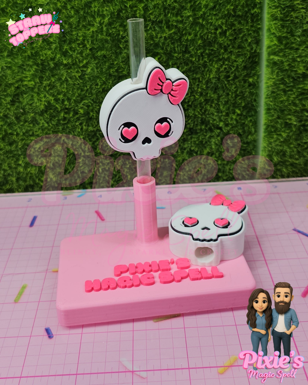 CandySkull Straw Topperz