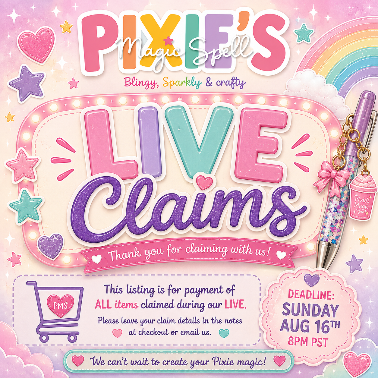 Live Claims Aug 14th