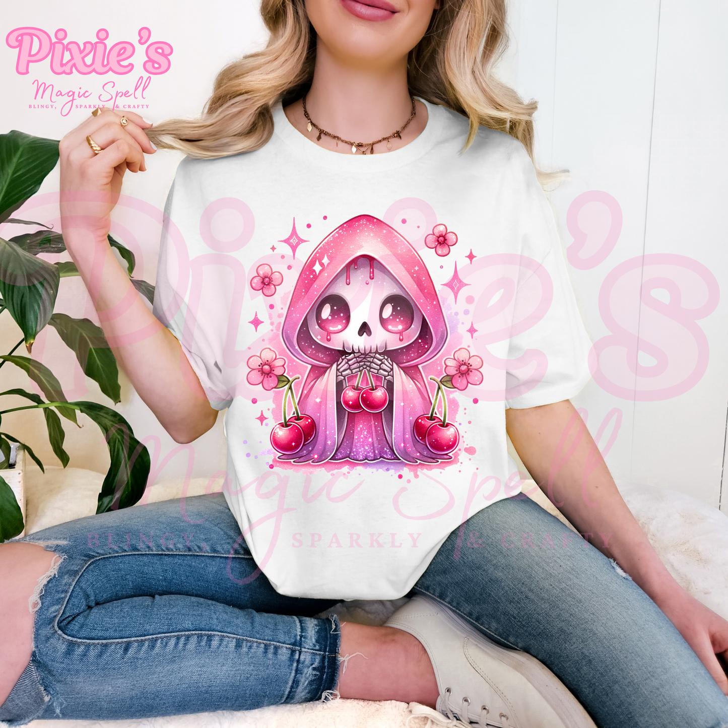 Cherry Blossom Reaper (Tee/TankTop)