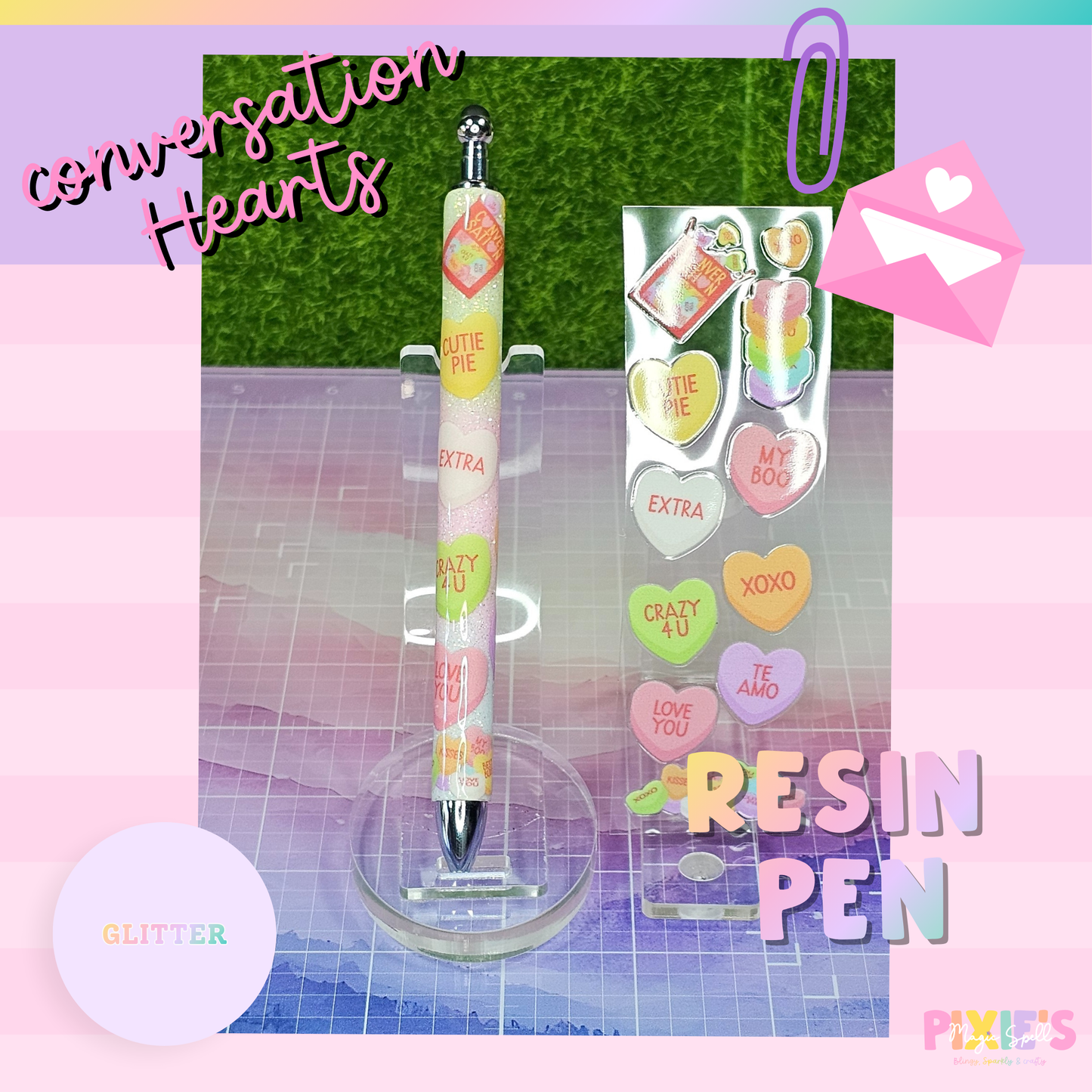 Conversation Hearts Pen