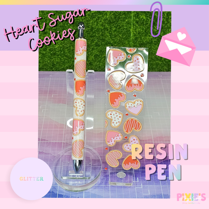 Heart Sugar Cookies Pen