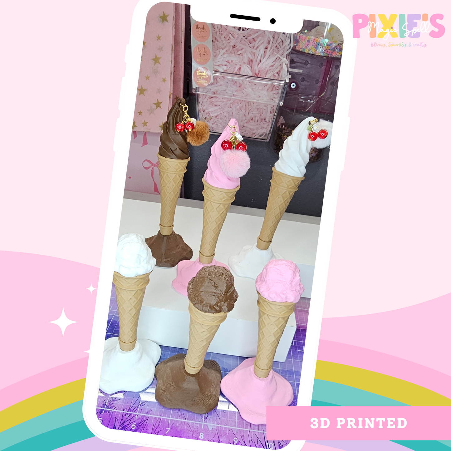 🍦 3D Printed Ice Cream Pen