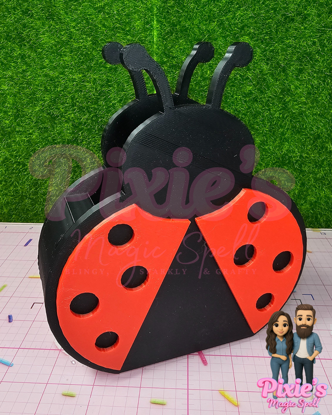 Ms LadyBug Tidy Holder