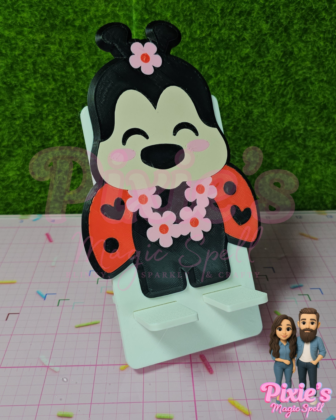 Ms LadyBug Phone Stand
