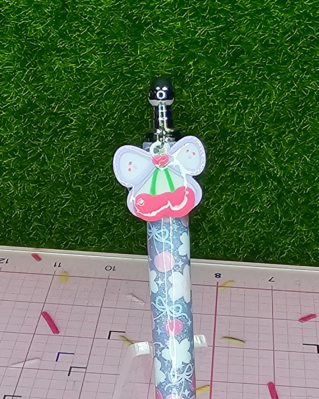 Lilac Cherry Coquette Mini Charmz