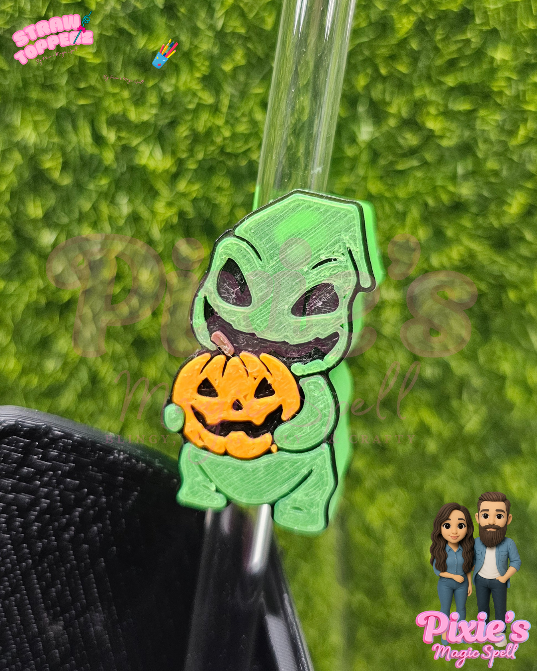 Oogie B (Glow) Straw Topperz