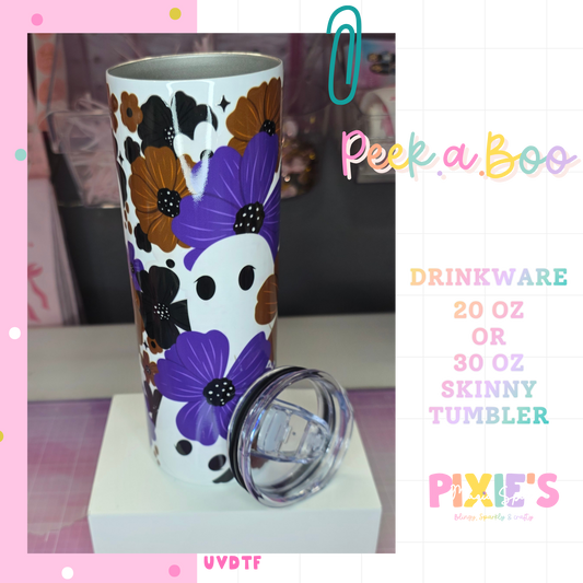 Peek.a.Boo Skinny Tumbler UVDTF