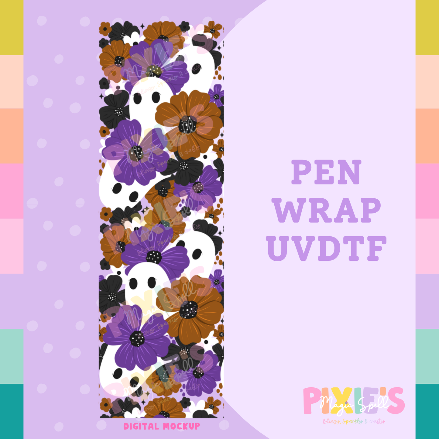 Peek.a.Boo Resin Glitter Pen