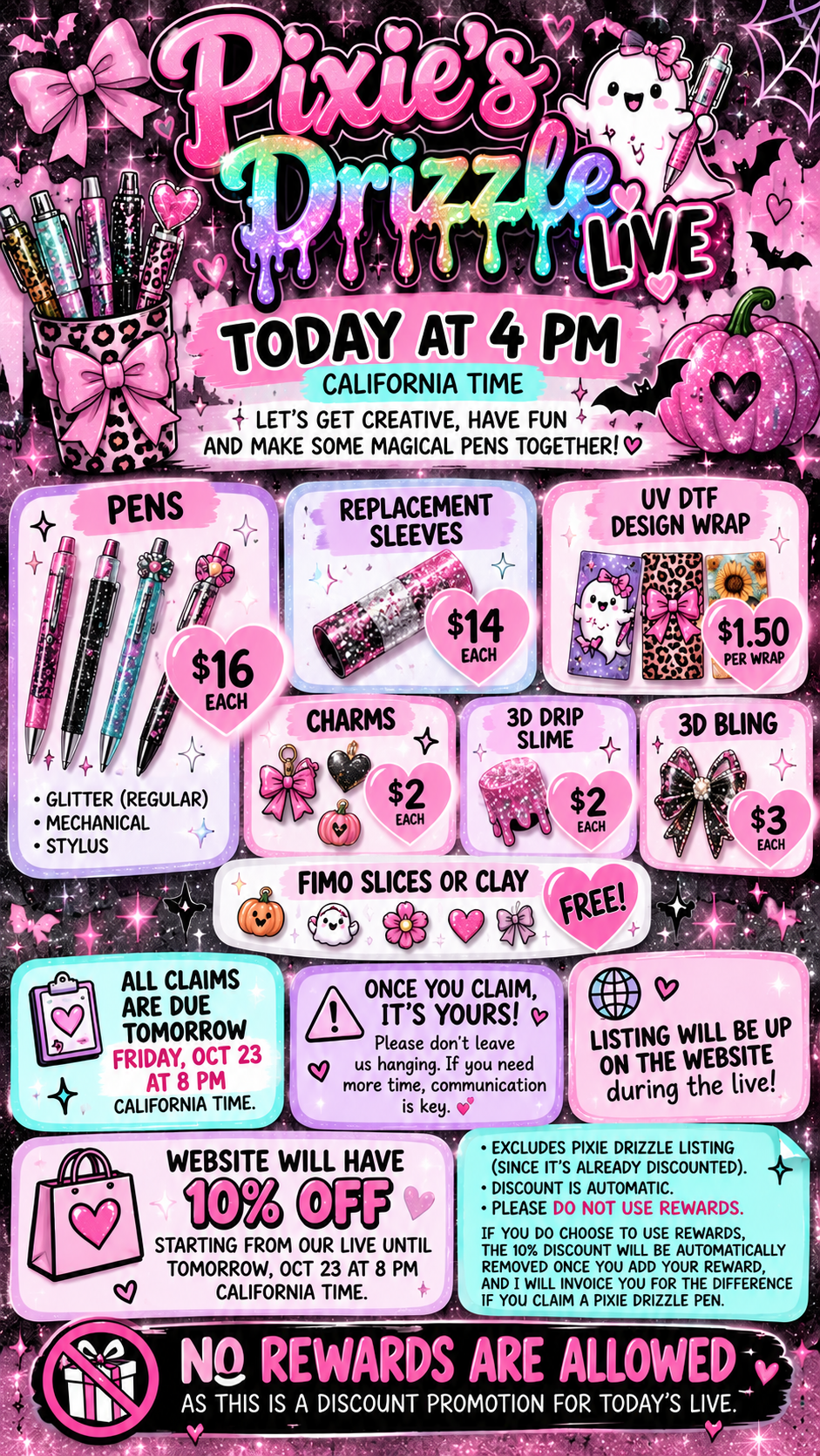 ✨ PIXIE DRIZZLE LIVE ✨Oct 22nd