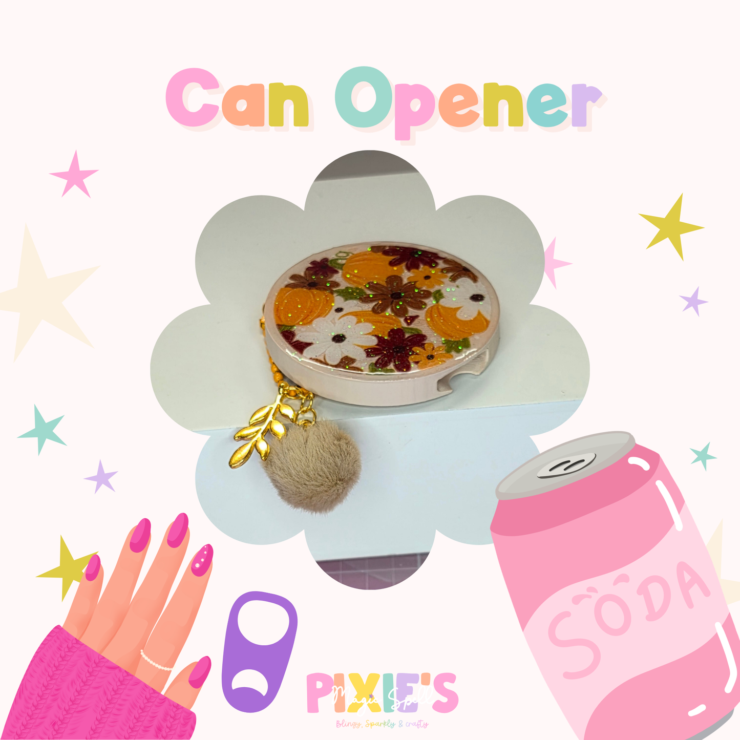 Pumpkin Fest Can Opener UV Sealed