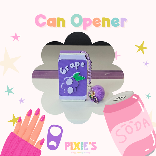 Purple Soda Can Opener