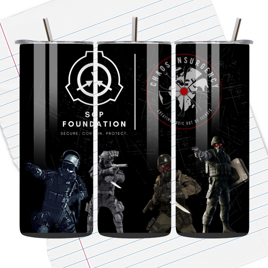 SCP Foundation X Chaos InsurgencyTumbler
