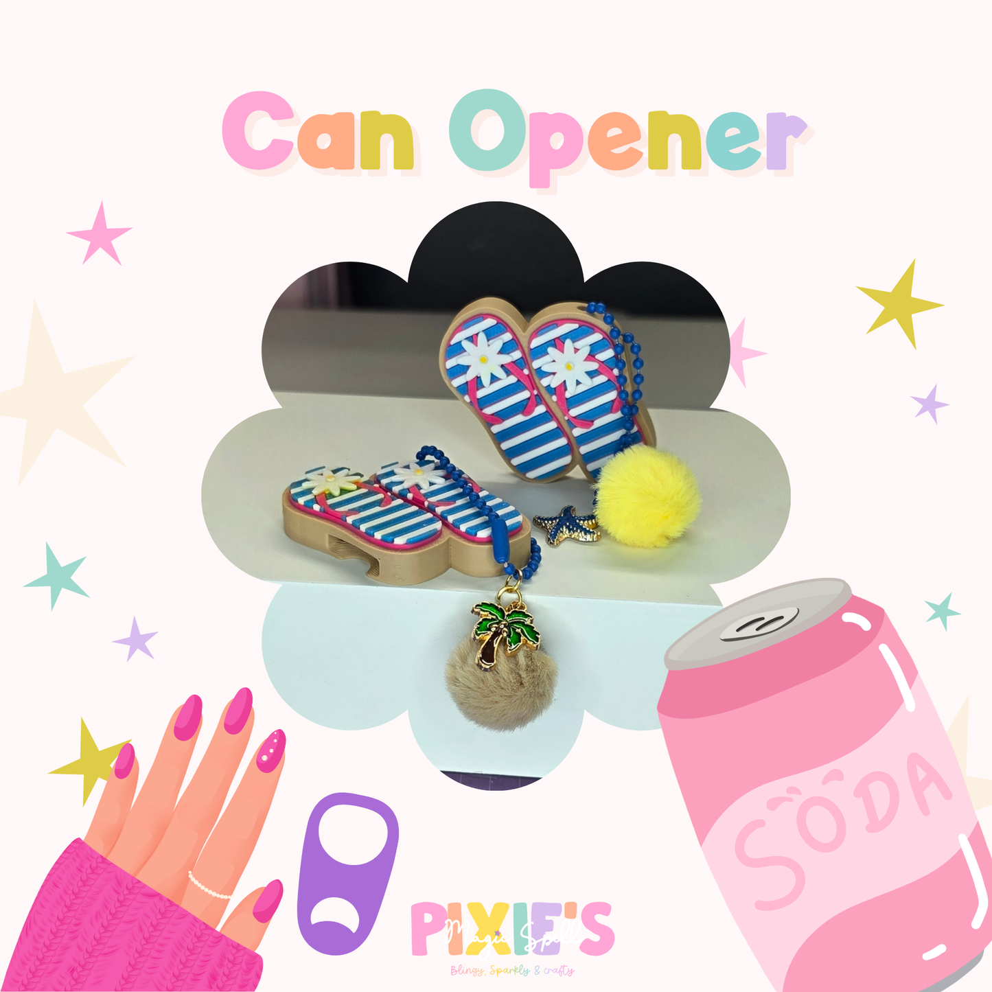 Sandy Toes Can Opener
