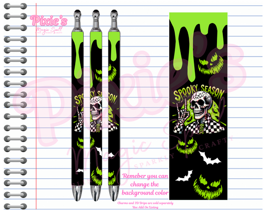 Spooky Season Green Drip (3D Drip)
