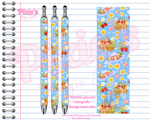 Strawberry Picnic Pen
