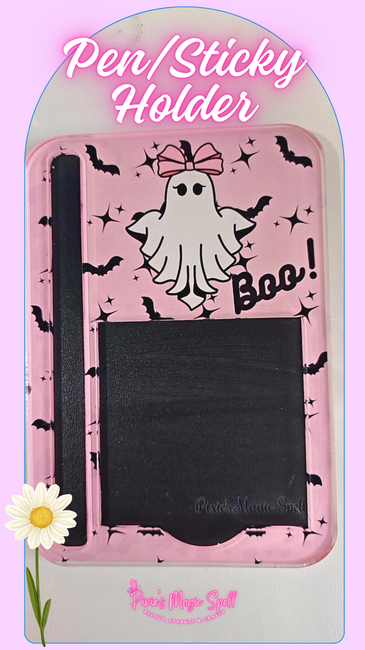 Boo! Ghostie Pen/Sticky Holder