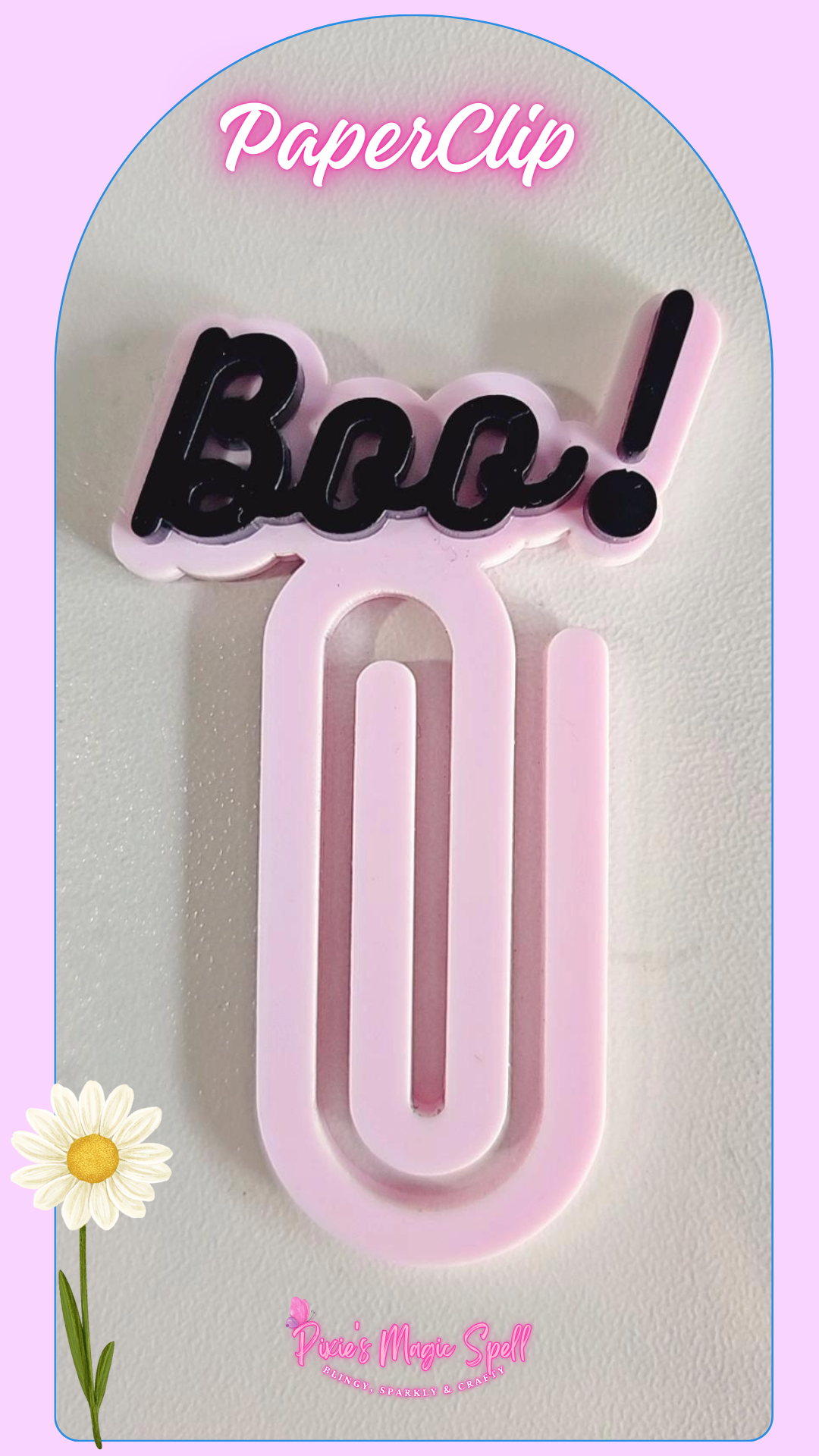 Boo! Paper Clip