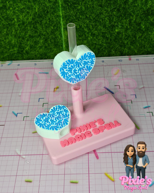 Talavera Heart Straw Topperz