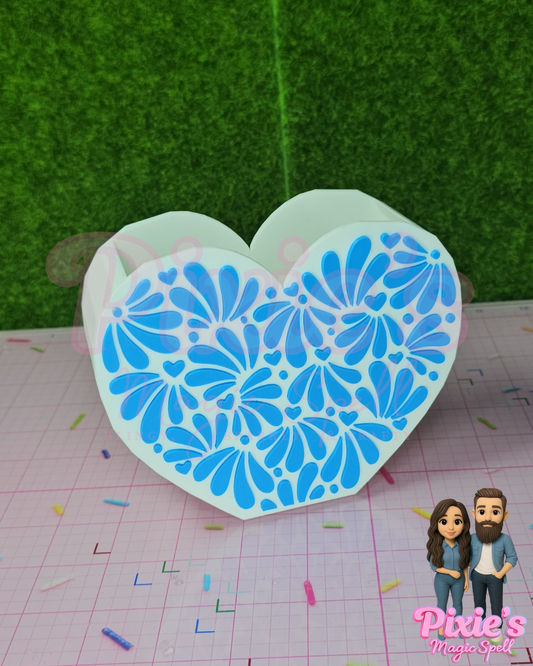 Talavera Heart Tidy Holder