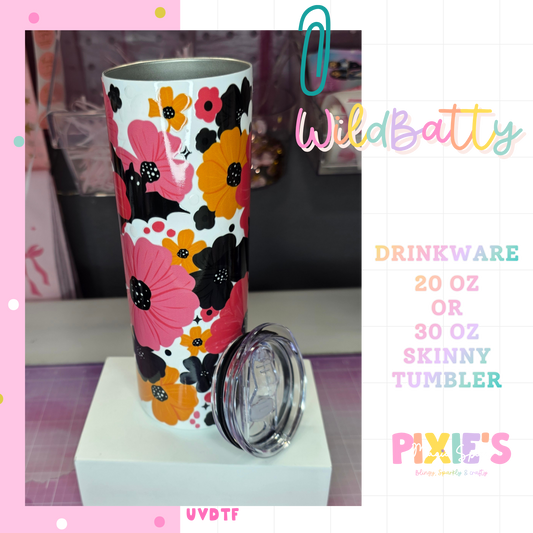 WildBatty Skinny Tumbler UVDTF