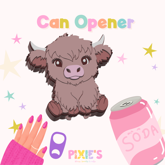 Mini Highland Cow Opener