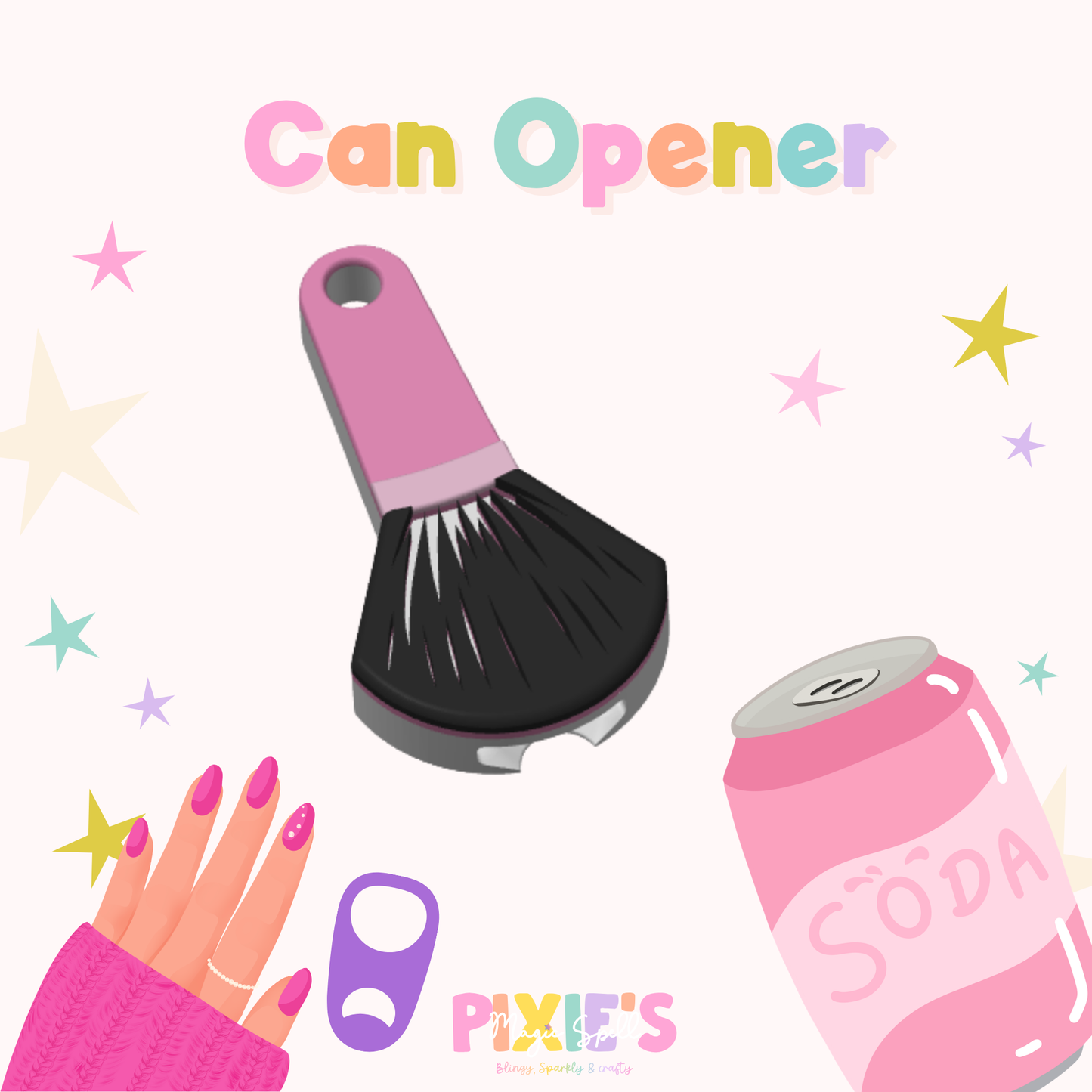 Makeup Brush Can Opener