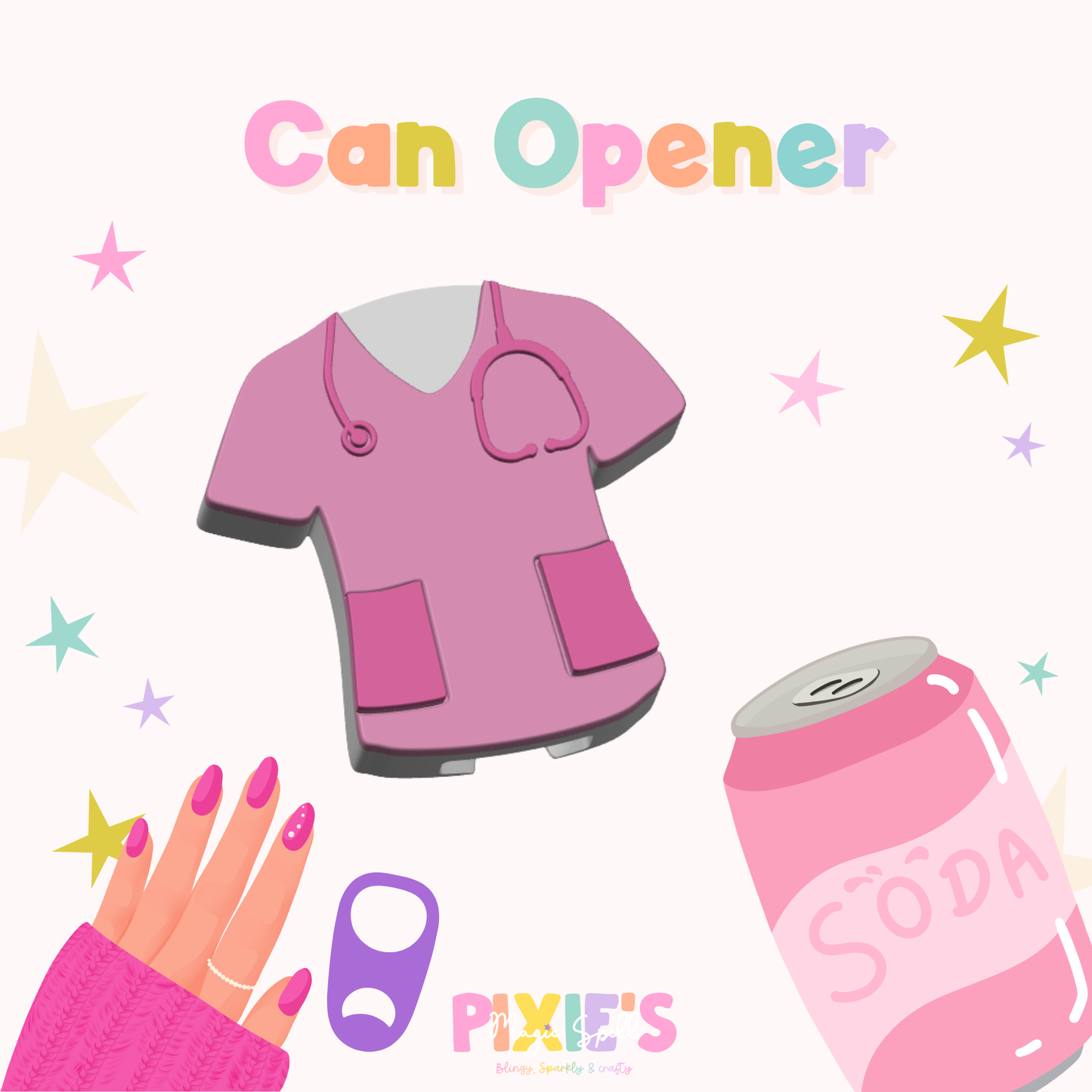 Nurse Clipboard Can Opener